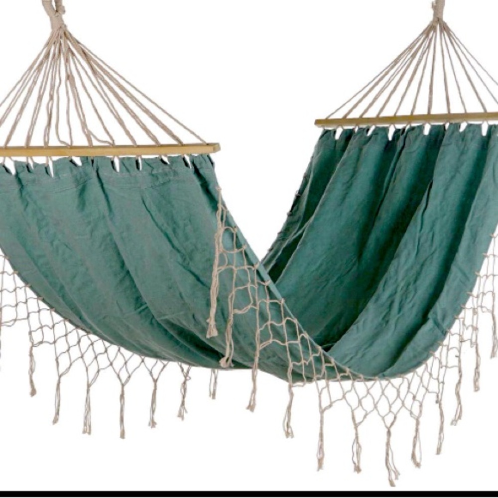 Fringed Teal hammock 2 available
